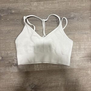 90 Degree By Reflex White Sports Bra